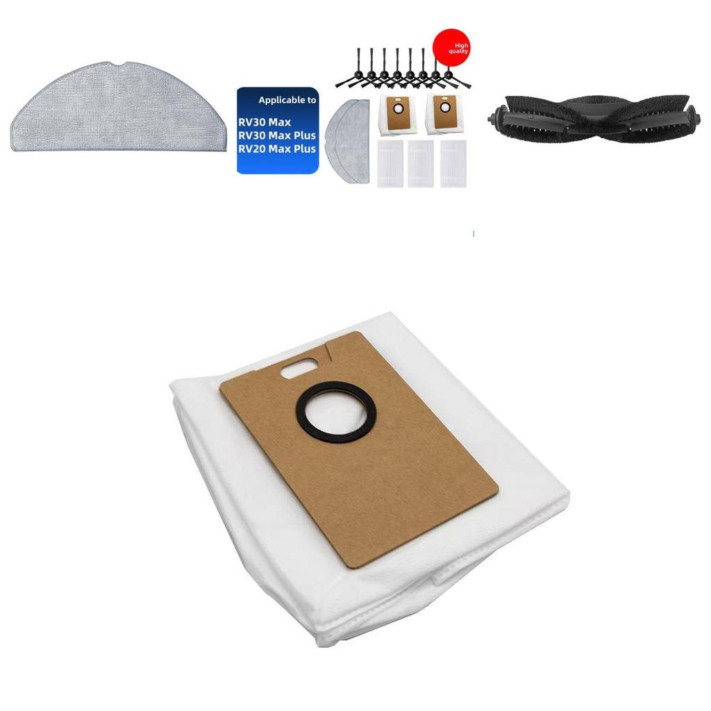 Tapo Rv20 Max Plus Roboterstaubsaugerteile einschließlich Kantenfilter und Mopp zur Hausreinigung