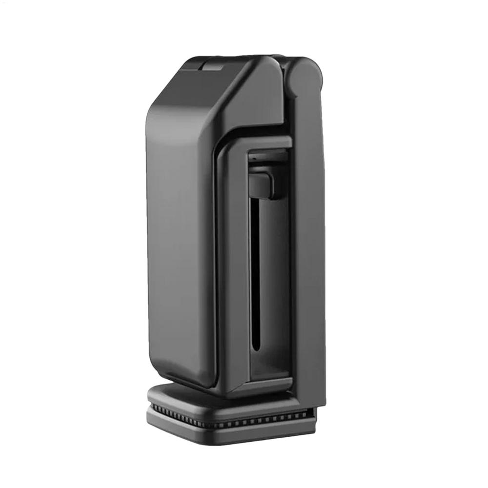 Black Travel Portable Mobile Phone Holder Foldable Phone Mount 360-Degree Desktop Cellphone Holder for Camping Workout