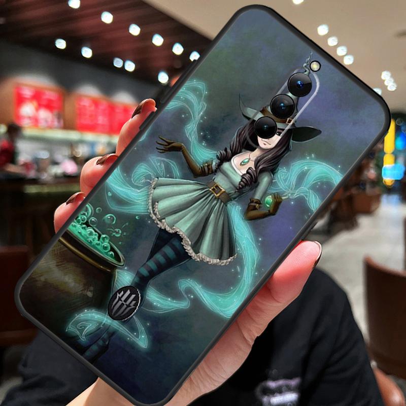 Halloween Moon Witch Horror Case For ZTE Nubia Red Magic 10S 10 8 9 8S 9S 11 Pro Plus 10 Air 5G 6R 6 7 6S 7S Pro Cover