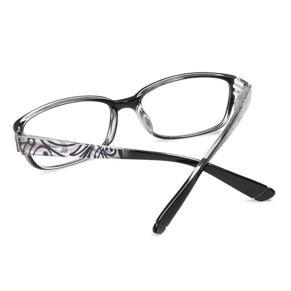 Women Fashion Flowers Pattern Anti-Blue Light Reading Glasses Urltra-Light Eye Protection Elegant Comfortable Eyeglasses