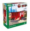 BRIO 33736 Великий Круглий Депо Дерев'яна Залізниця Гараж Станція Японський бренд