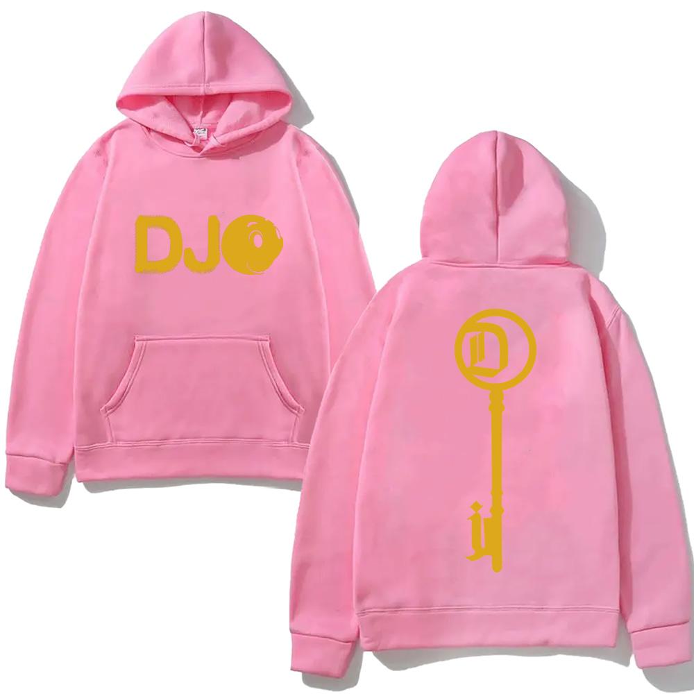 Joe Keery Mikina s kapucí s logem Smiley Face Djo Grafické oblečení Oblečení ve stejném stylu jako zpěvák Módní s kapucí Vysoká kvalita