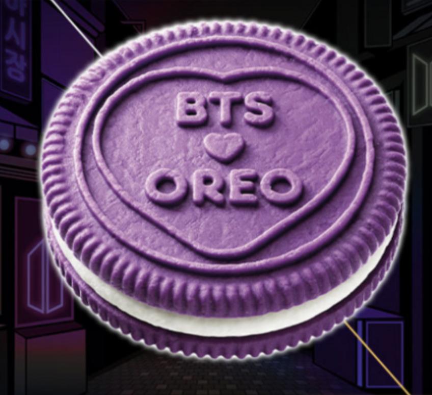 OREO x BTS Limited Edition Hotteok Flavor Sandwich Cookies Sweet Cinnamon Cream 100g