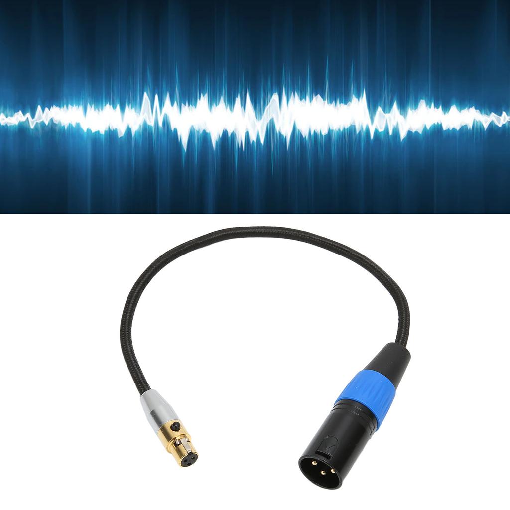 XLR Male to   XLR Female Cable Professional 3 Pin XLR Cable Adapter for Camera Mixer Microphone Recorder