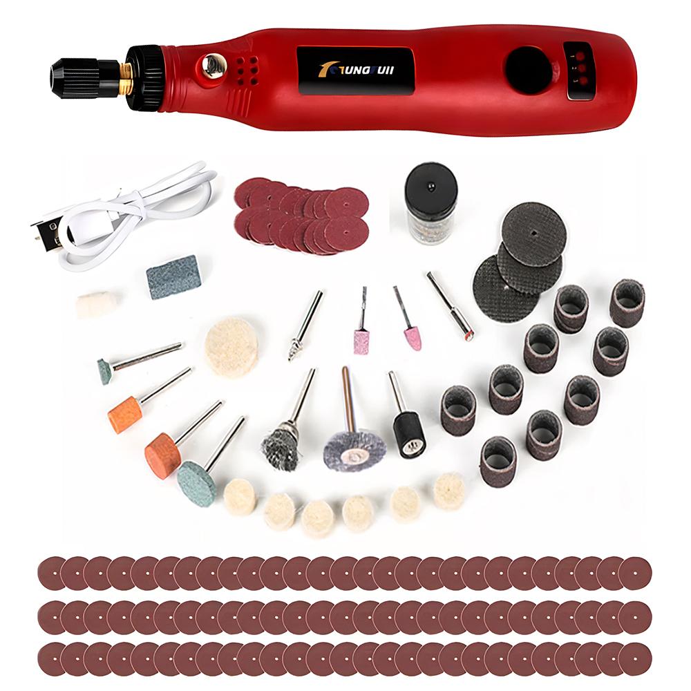 3 Speed Mini Cordless Rotary Tool 3.7V Drill Mini Handheld Drill for Engraving, Sanding, Polishing, Carving, Cutting, DIY