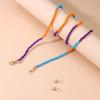 Kolorowe Kolorowe Łańcuszek do Okularów z Koralików Metalowy Łańcuszek Smycz do Okularów Modne Łańcuszki do Okularów Przeciwsłonecznych Mężczyźni