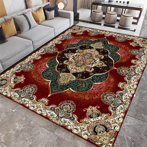 Luxury Retro Europe Persia Style Carpet Living Room Sofa Bedroom Study Kitchen Entrance Door Mat Non-slip Home Decoration Rug