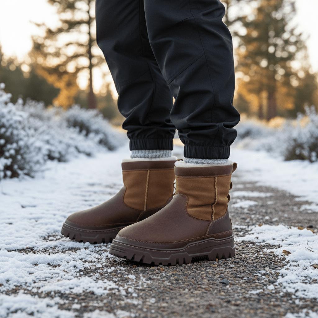 UGG Heritage Trailgazer Divat Kerek Orrú Rövid Hócsizma Férfi csizma Barna 1158213-CHE