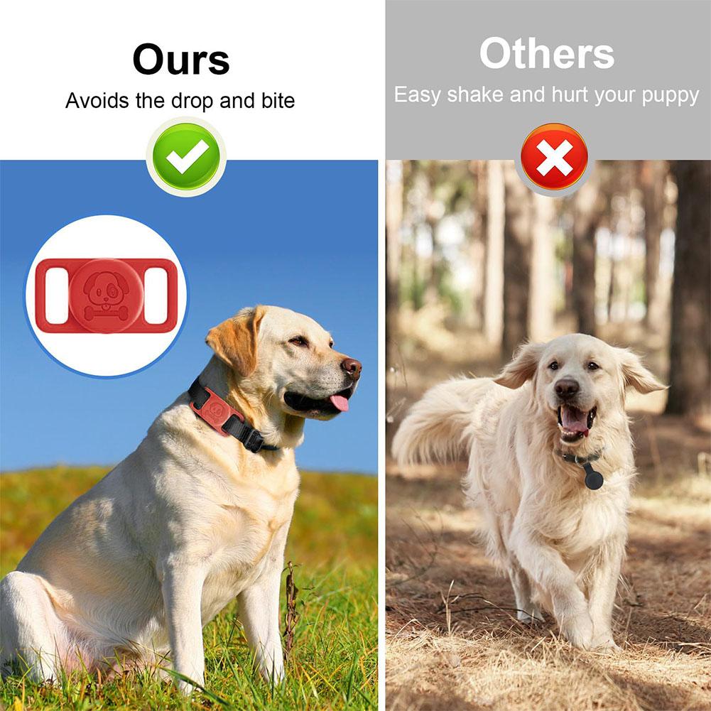 Silicone Protective Sleeve For Apple Airtags Pet Dog Anti-lost Cat Case Positioning Protective O5T3