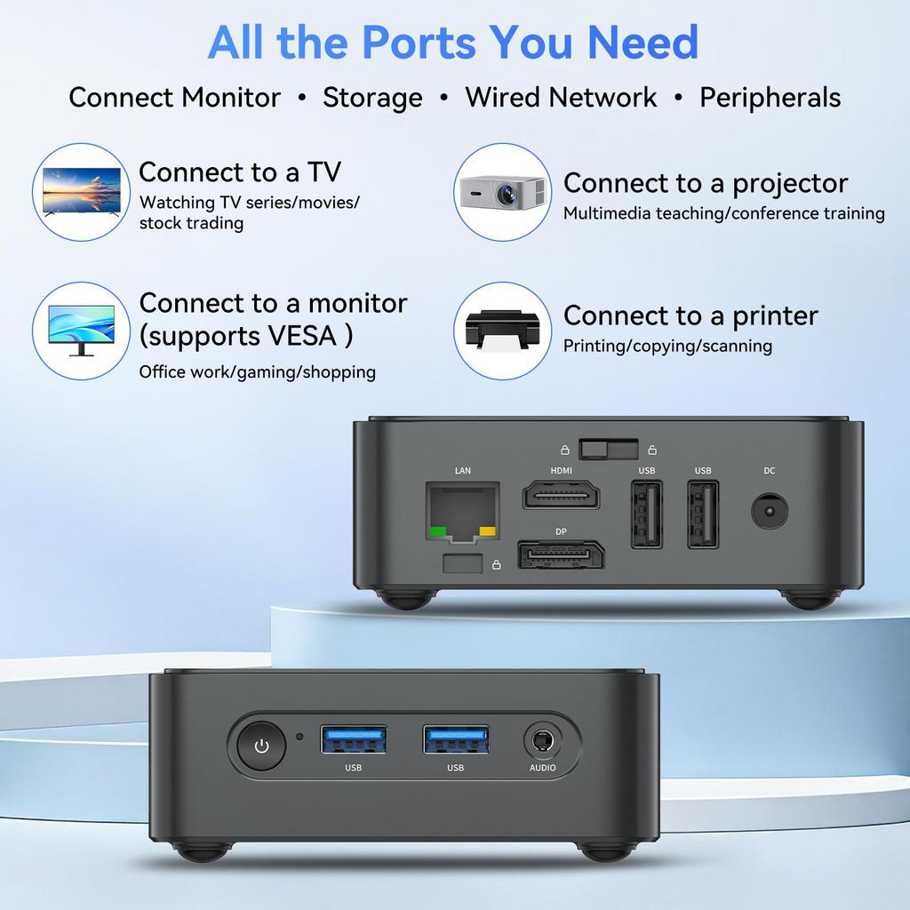 Blackview MP50 AMD Ryzen 5 3500U 16GB DDR4 SSD 512GB Windows 11 Pro