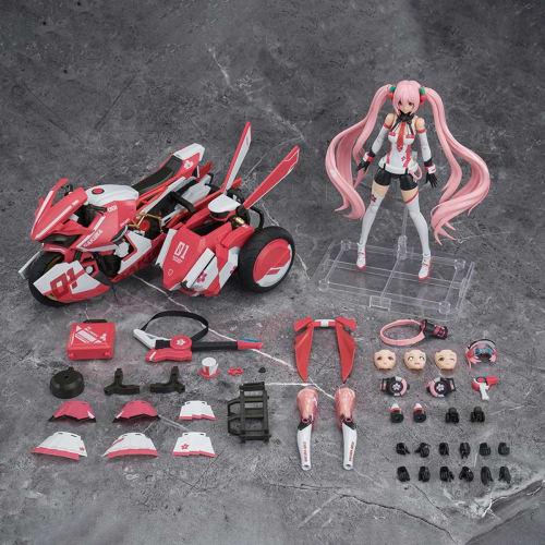 HiPlay SOSKILL Sakura Miku - Pink Sound Boom SSK-MIKU02, Approximately 160mm Tall, Pre-Colored Plastic Model Kit