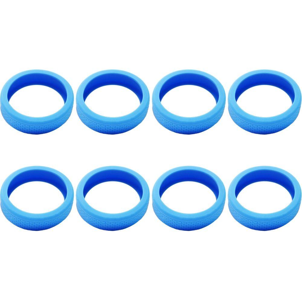 8PCS/Set Silicone Travel Luggage Caster Shoes with Silent Sound Suitcase Parts Suitcase Wheels Protection Cover Reduce Noise