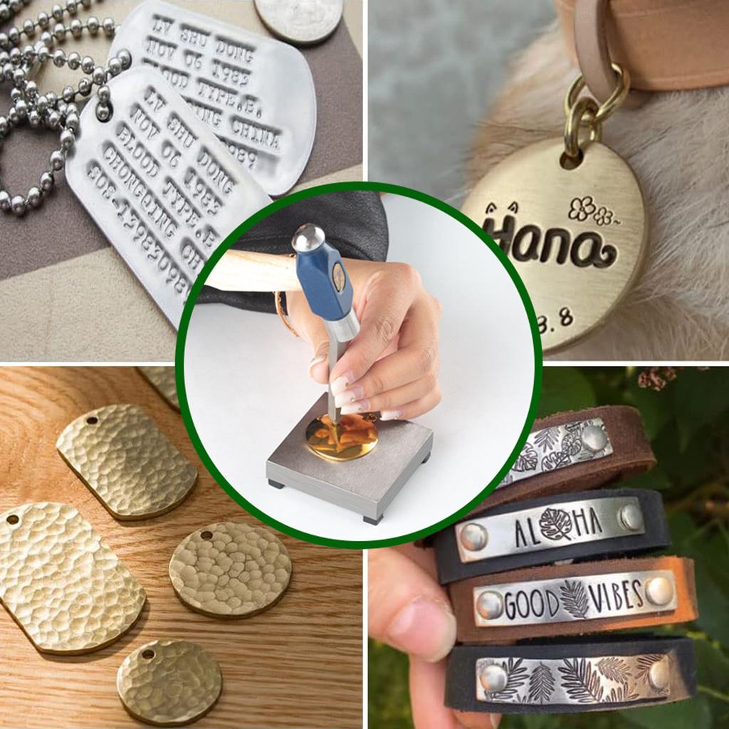 Stable Hammer Iron Anvil with Rubber Feet Versatile Square Anvil Equipment for Jewelry Making Metal Polishing Tool