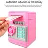 Mini ATM Casetă de economii cu parolă, Cutie electronică cu derulare automată pentru economisirea banilor, ATM electronic pentru monede și bancnote, Cadou de ziua de naștere pentru băieți și fete