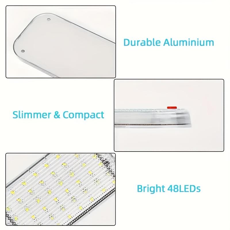 Universal 48LED Interior Light 12-85V Multi-Purpose Ceiling Lamp Kit 2pcs