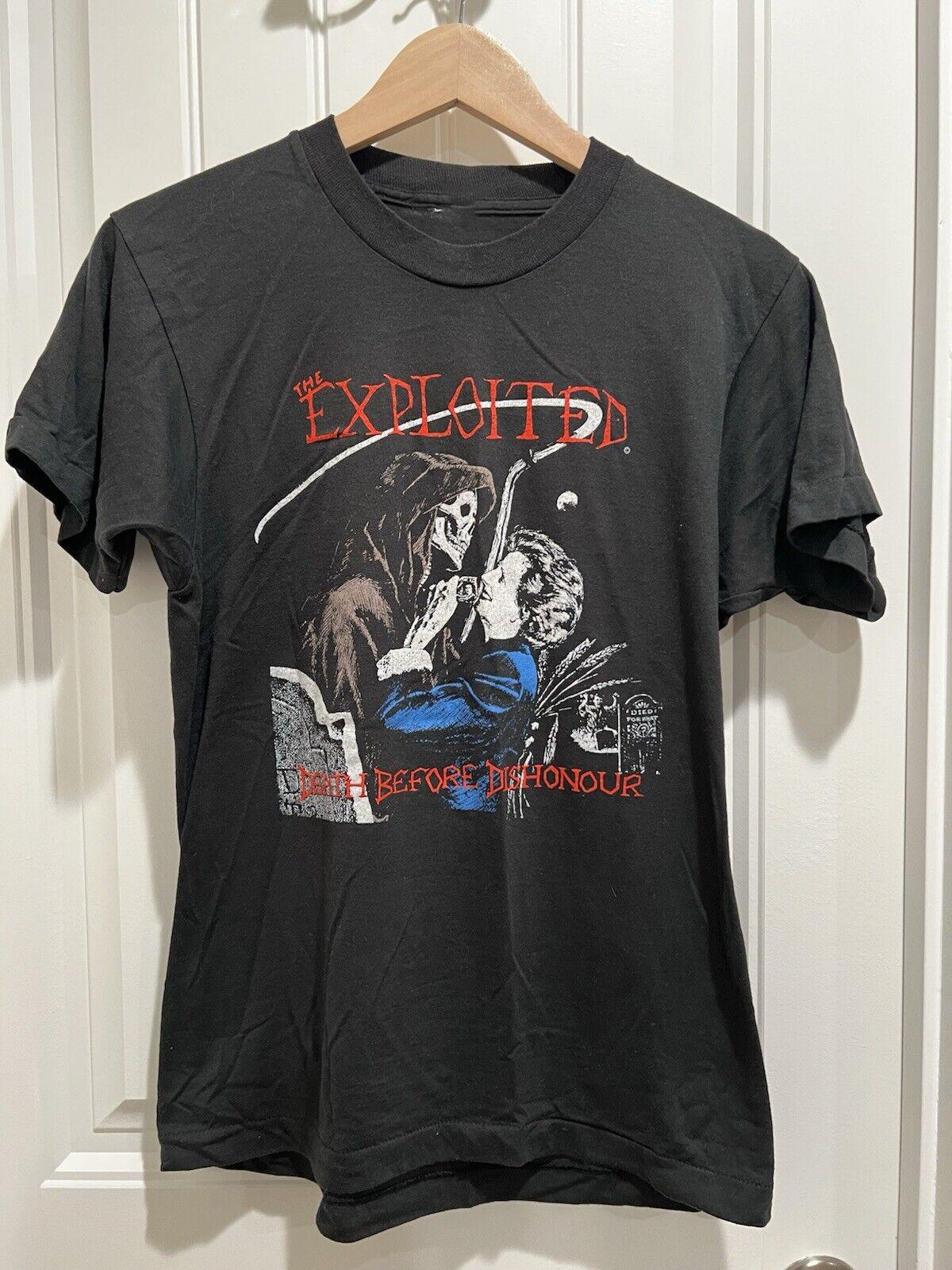 Футболка The Exploited Death Before Dishonour Tour Взрослая футболка S до 2345XL UU936 XXXXL