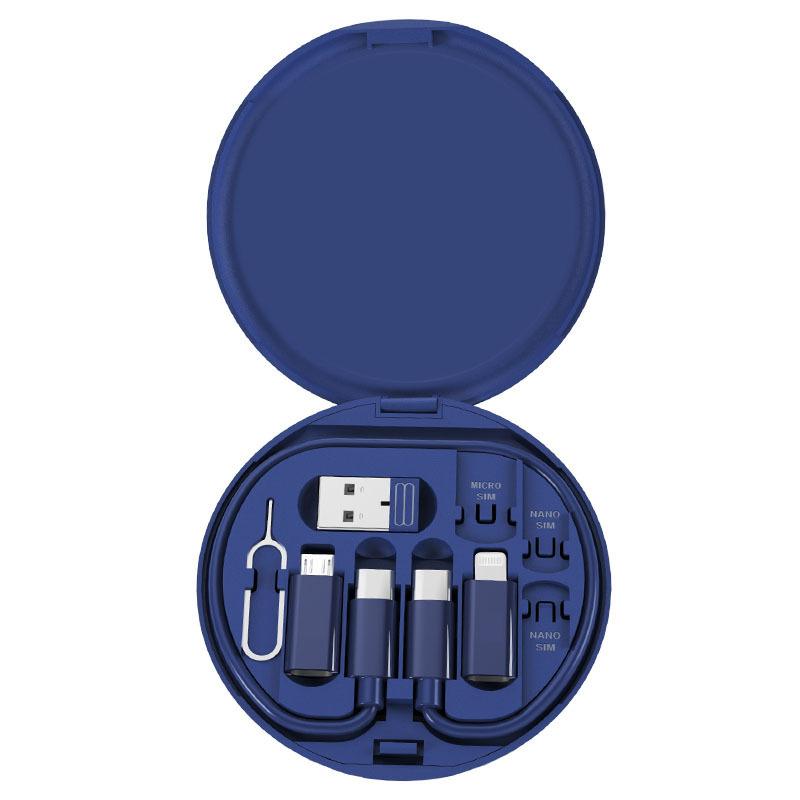 Multi USB Type C To C 60W Charging Adapter Cable Kit USB C To Lighting Conversion Set USB A & Type C To Micro/Type C/Lighting