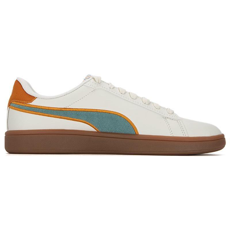 Puma Smash 3.0 Retro Prep Low Top Sneakers Unisex Sneakers White Gray Blue 389376-02