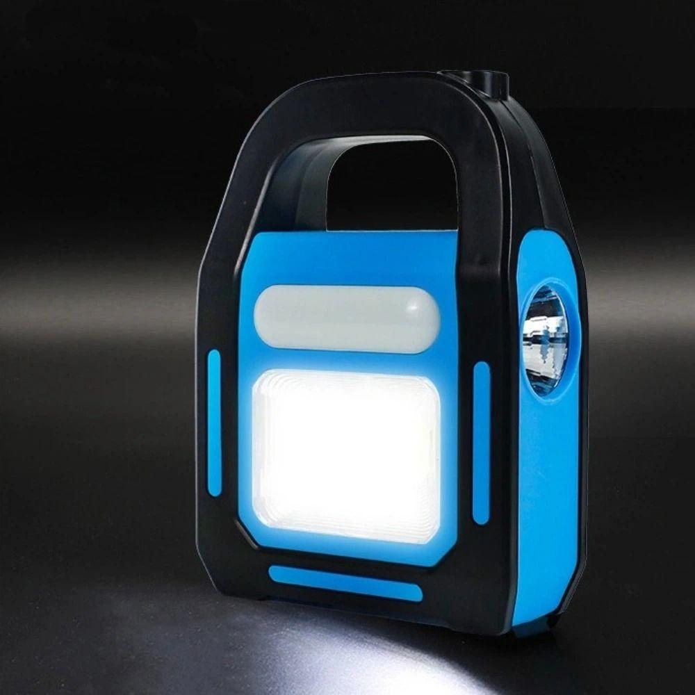 3 In 1 Solar Camping Lantern Waterproof Portable COB LED Work Lamp USB Rechargeable Handheld Searchlight Outdoor Adventure