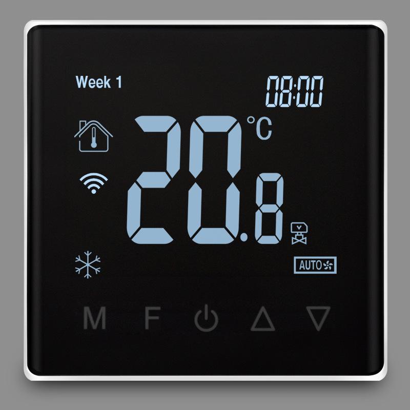 Smart Tuya Zigbee WiFi Klimaanlegg Termostat & Viftekonvektor Fjernkontrollpanel
