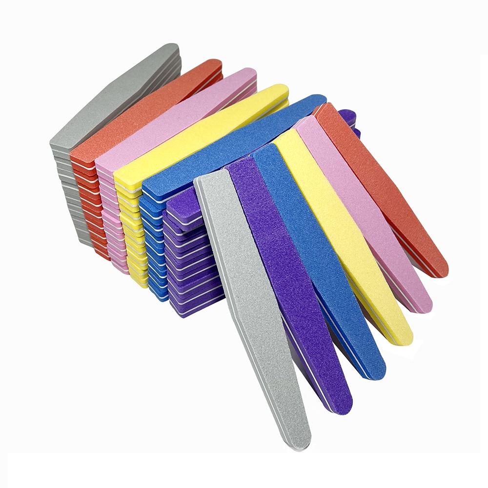 10pcs Professional Nail Files Nail Buffer 100/180 Grit Sanding Polishing Grinding Manicure Nail Art Tools