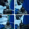 1pc T50 Alternator Pulley Socket Drill Bit with 33 Teeth Tool Alternator Pulley Center Bolt Remover Socket Hand-held Wrench Tool