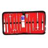 Medical Students Suture Practice Kit Stainless Steel Probe Scissors Tweezers Student Experimental Tool Combination Kit Model