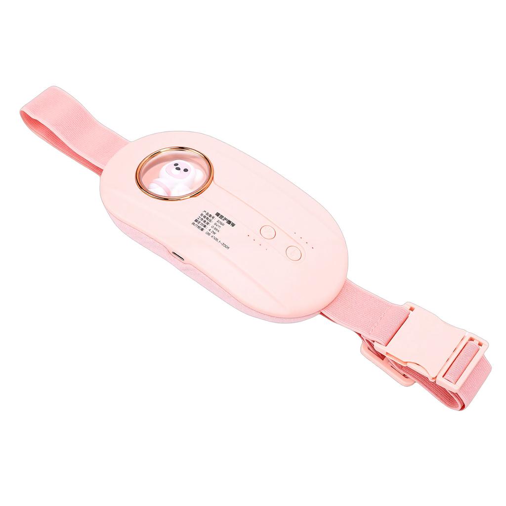 Portable Heating Pad Cordless Massage Electric Uterus Heating Belt with Adjustable Strap Temperature Control