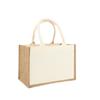In-Stock Retro Linen Tote Bag – DIY Hand-Painted or Logo Printed Jute Bag