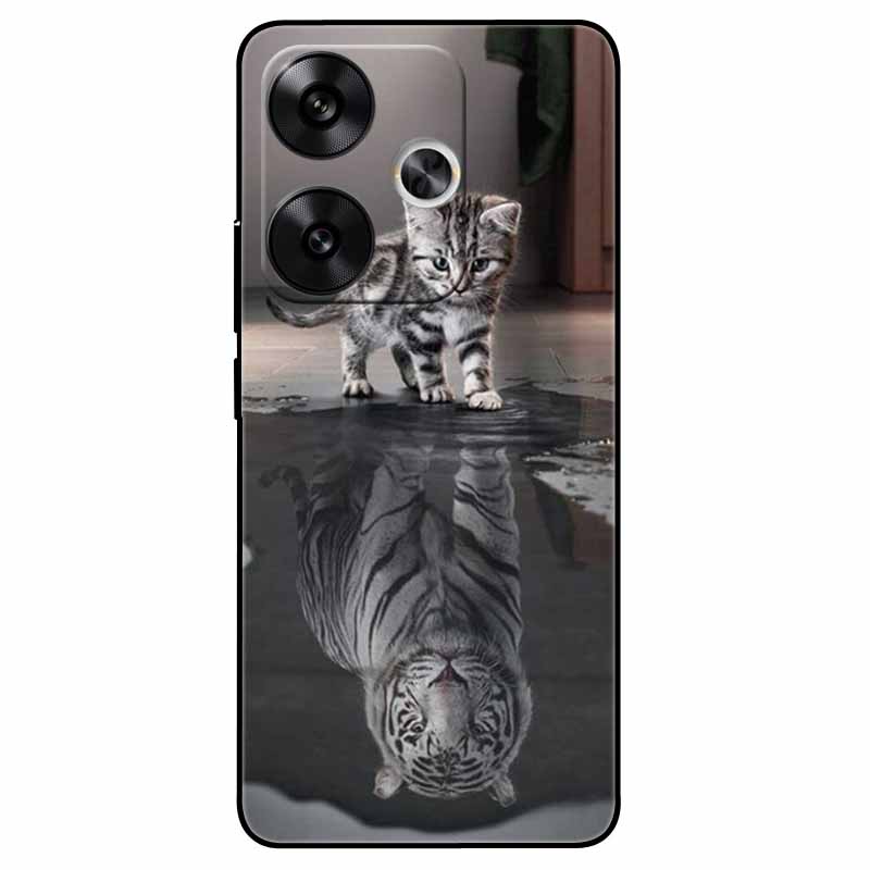 For Xiaomi Poco F6 Cases Soft Silicone Protective Fashion TPU Phone Back Covers For Xiaomi Poco F6 Pro/ Redmi Turbo 3 TPU Cases