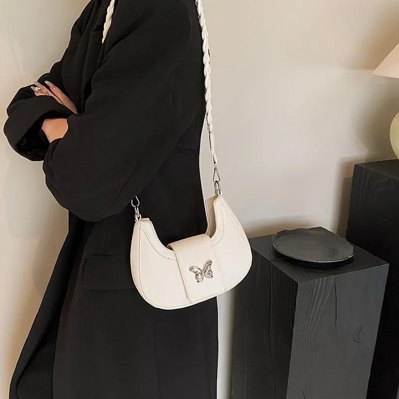 Новые модные женские сумки на продажу. Сумки через плечо для женщин. Твердые бабочки — фото 5