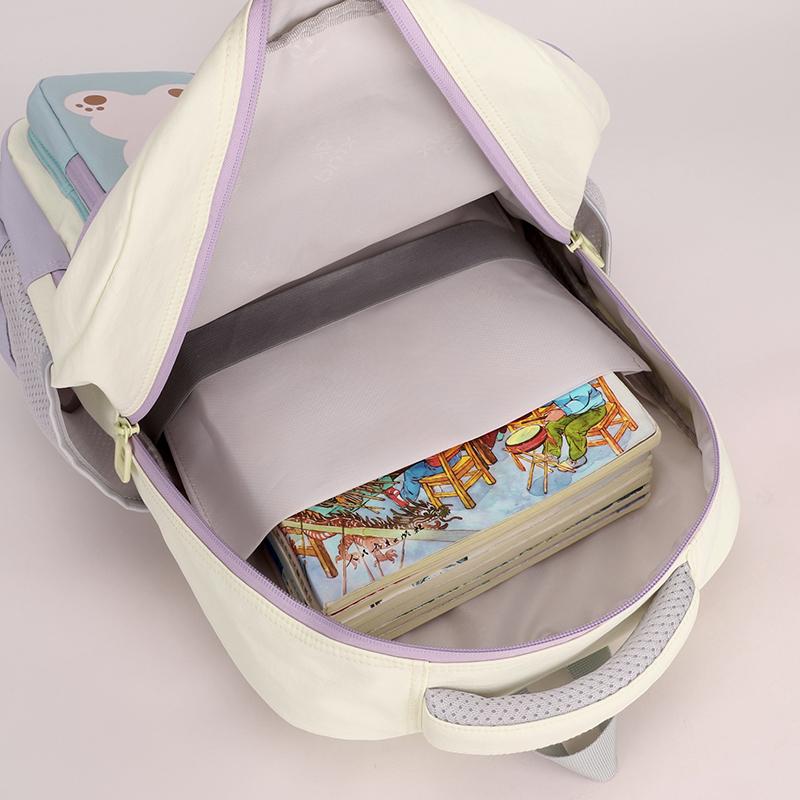 Cartoon Children's Schoolbag Boys and Girls Backpack Lightweight Ridge Protection Backpack