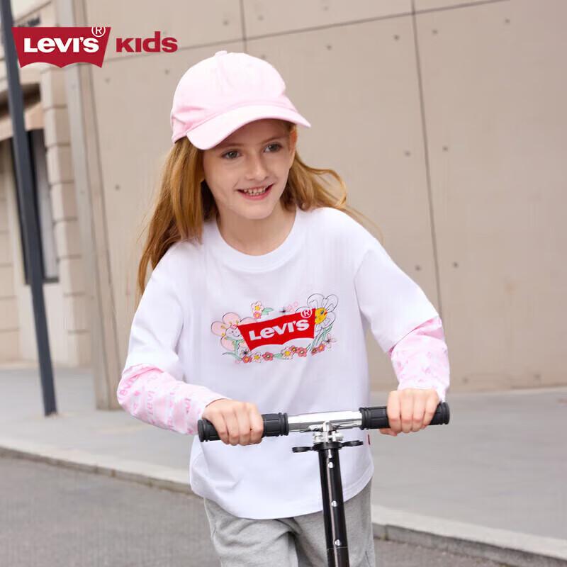Levi s Kids Pure Cotton Long-Sleeve T-Shirt S