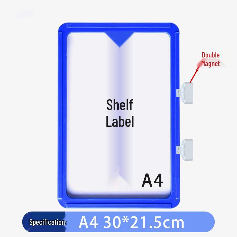 Magnetic Warehouse Shelf Label Holder