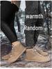 Unisex Five-Finger Cotton Snow Boots: Warm, Non-Slip, Wear-Resistant, Thickened Outdoor Winter Footwear.