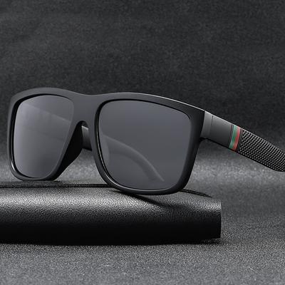 Luxuriöse quadratische Vintage-Sonnenbrille für Männer und Frauen, polarisierte Sonnenbrille, modisch, für Reisen, Autofahren, blendfreie Sonnenbrille, Herrenbrille, UV400