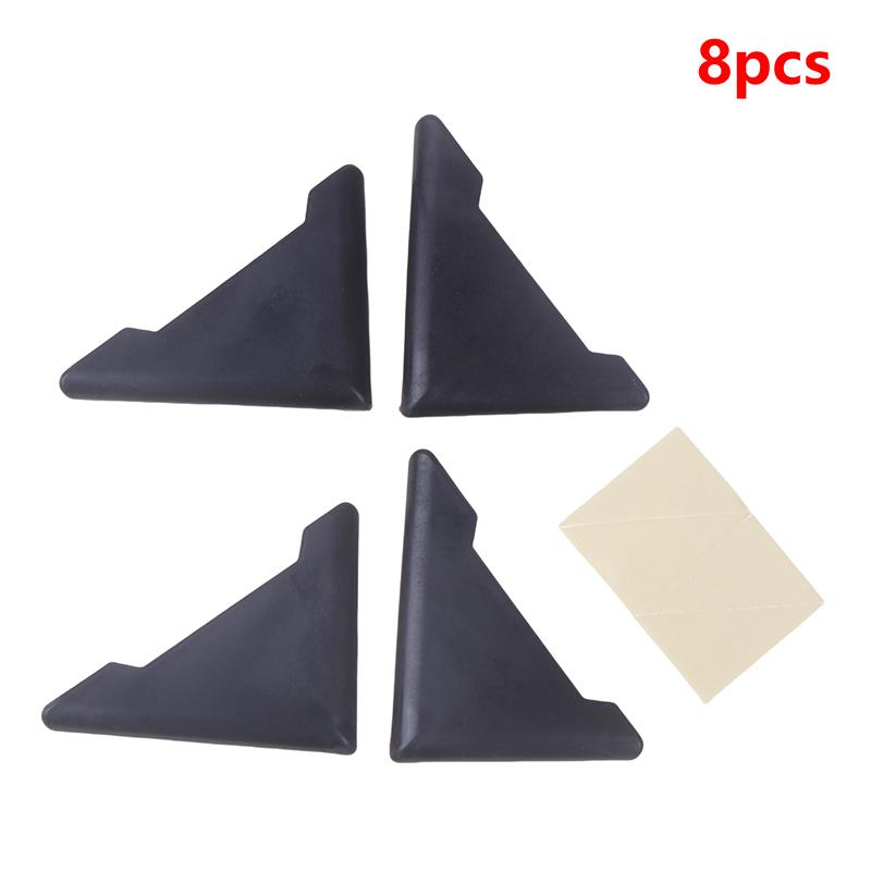 

8 шт. силиконовые накладки на углы дверей автомобиля, защита от столкновений, бампер для дверей автомобиля, защита от царапин, внешние аксессуары для автомобиля, запчасти 8pcs чёрный