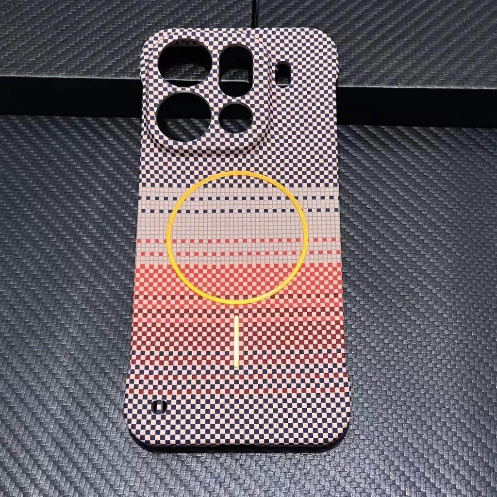 Ultra-dünne Kohlefaser für Magsafe Magnetische Hülle für OPPO Find X9 X8 Ultra Pro X8S Rahmenlose Kevlar-Textur Robuste PC-Abdeckung