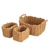 Elegant Cotton Woven Storage Container Large Capacity Bedroom Organizer Handwoven Desktop Basket for Living Room