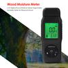 Digital Wood Moisture Meter LCD Display with Backlight Timber Humidity Tester Moisture Content Temperature Detector Wood Types Selectable