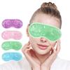 Återanvändbar Gel Ögonmask med Pärlor PVC Lindrar Ögonansträngning Kylande Sömnmask Varm/Kall Terapi Gel Sömnmask Kompress Svullna Ögon