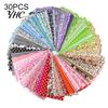 30/50Pcs 10cmx10cm Floral Print DIY Patchwork Cloth Sewing Quilting Material