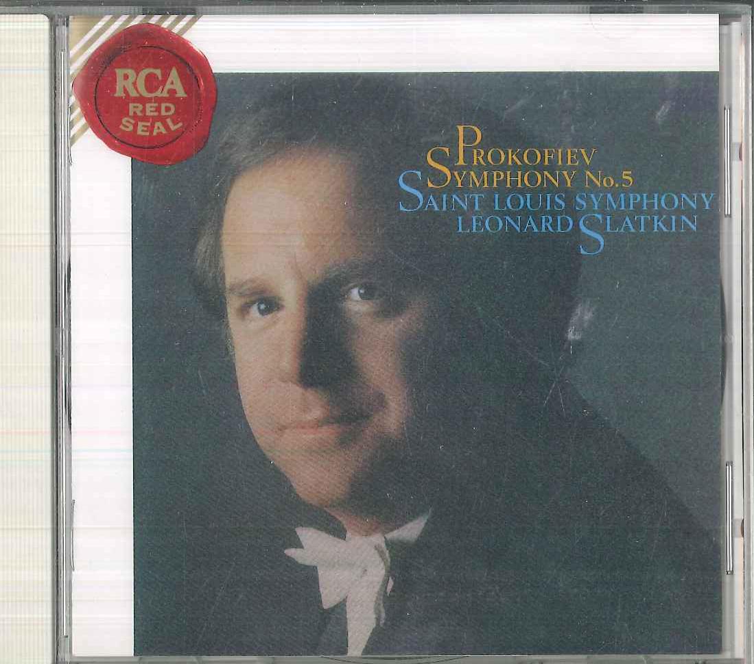 

CD LEONARD SLATKIN, ST. LOUIS SYMPHONY - Prokofiev: Symphony No. 5 R32C1191 BMG 1990 Japan Classical Used