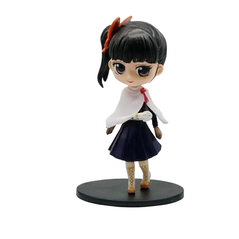 Demon Slayer Kimetsu No Yaiba Cute Kawaii Q Posket Figure Nezuko Tanjirou Zenitsu Shinobu Giyuu PVC Desktop Ornaments Model Toys