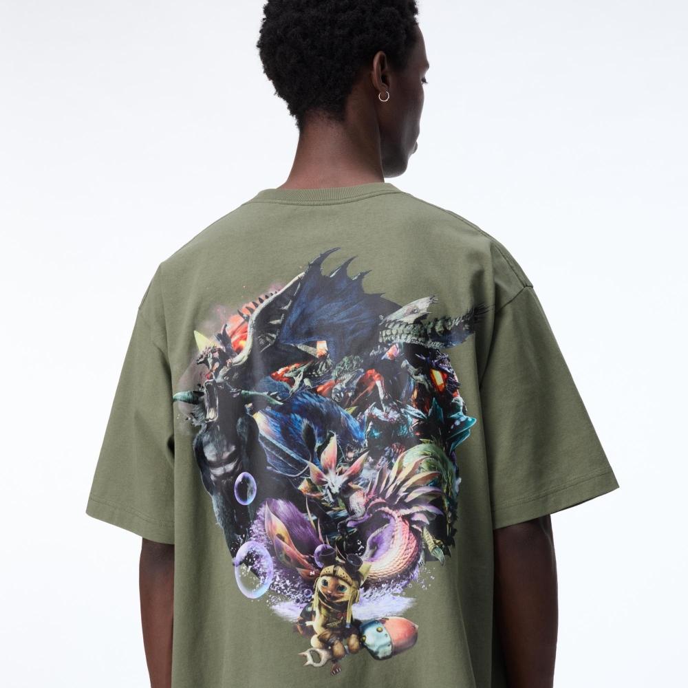 

UNIQLO JAPAN CAPCOM 40th UT оверсайз с короткими рукавами