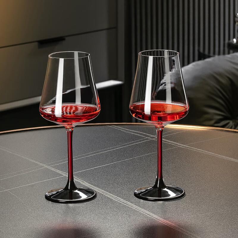Genas Crystal Red Wine Goblet Set, 425ml (Pair)