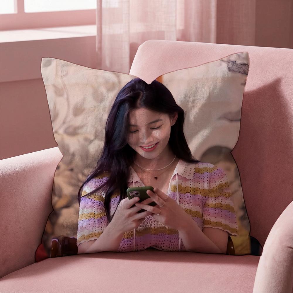 Host K-KimS You J-JungS Cushion Cover Multi-Scene Pillow Cover for Home & Car - Reversible, Soft & Durable for Daily Use