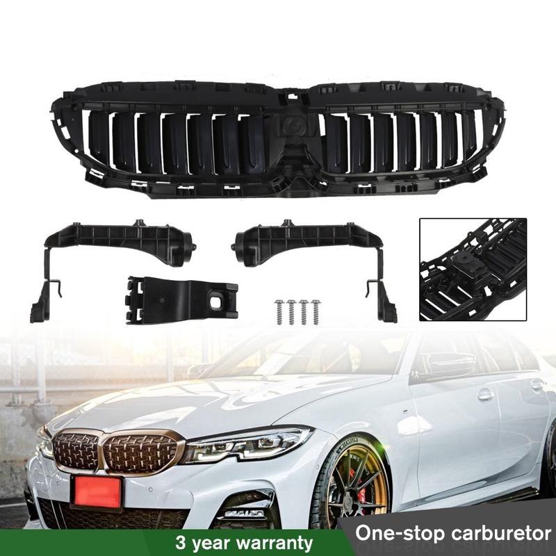 Front Radiator Grille Active Air Shutter Black 51749465188 For BMW G20 G21 330i 2019-2022