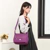 Large Capacity Water-Repellent Nylon Bag Women's Shoulder Crossbody Bag Multi-Pocket Middle-Aged Mother Bag