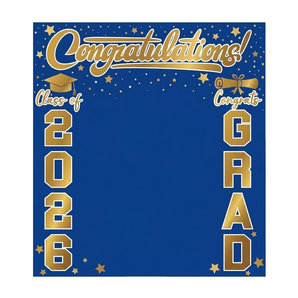 200220cm2026 Graduation Party Background Cloth Banner Graduation Party Photography Props Banner Hanging Cloth
